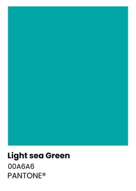 Pantone Light Sea Green