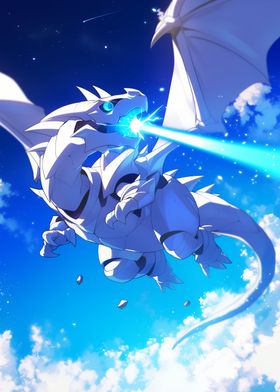 Blue-Eyed White Dragon 