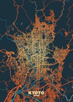 Kyoto City Map