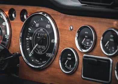 Classic Car Dashboard