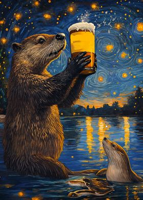 Otter Starry Night Beer