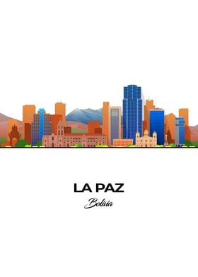 La Paz Bolivia Skyline