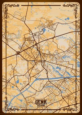 Genk, Belgium Map