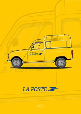 Renault 4L - Laposte