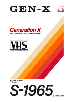 Generation X VHS 