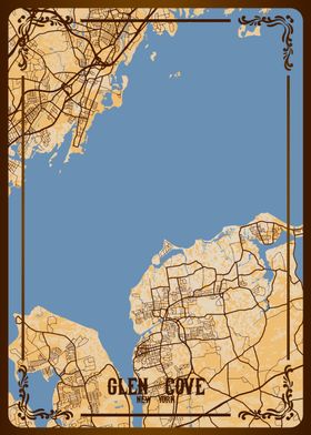 Glen Cove, New York Map