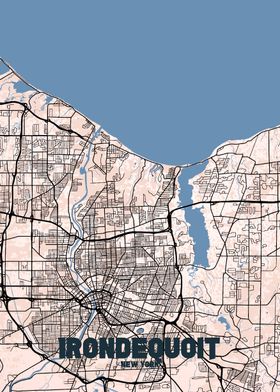 Irondequoit, NY Map