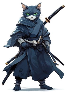 Cat Samurai