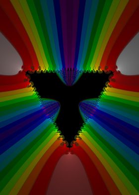 Rainbow Fractal Art