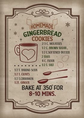 Gingerbread Cookie Recipe