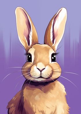 Cute Bunny Portrait