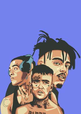 Hip Hop Artists Portrait