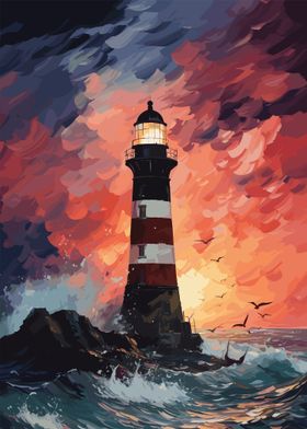 Lighthouse Sunset