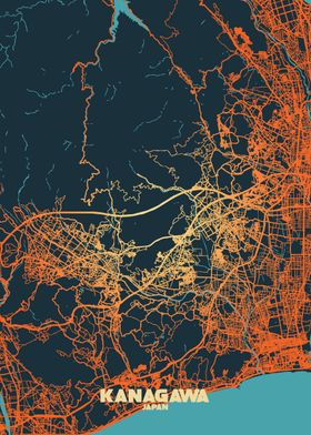 Kanagawa City Map