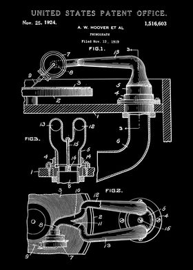 Phonograph Patent Drawing