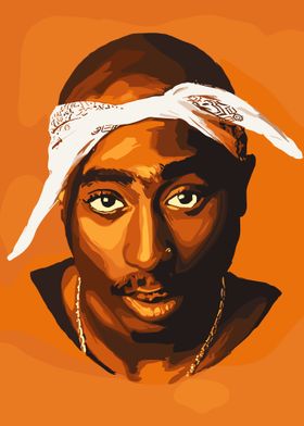 Tupac Shakur Portrait