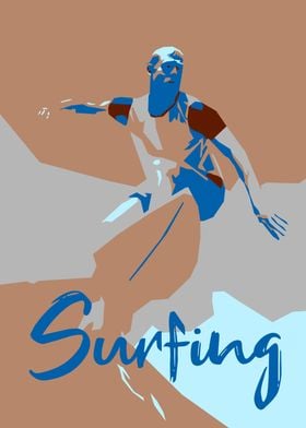 Surfer Silhouette