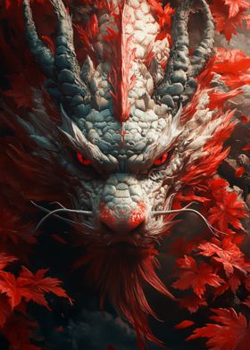 Dragon with Red Eyes