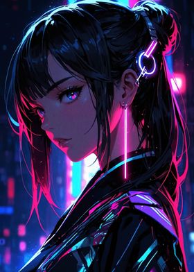 Cyberpunk Anime Girl