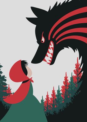 Red Riding Hood and Wolf