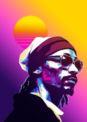 Snoop Dogg Retro Art