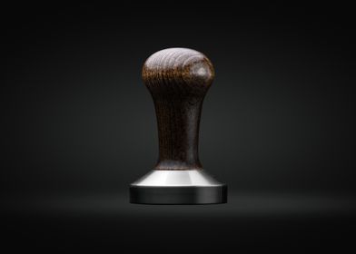 Espresso Tamper with Wooden Handle