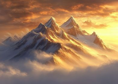 Golden Mountain Peaks