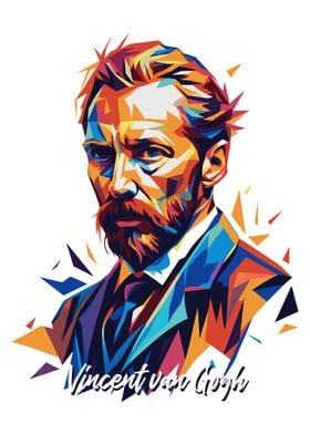 Vincent van Gogh Portrait Pop Art