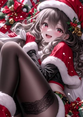 Anime Christmas Girl