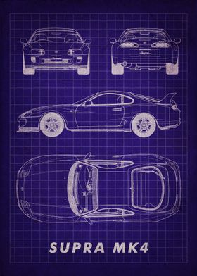 Supra MK4 Blueprint