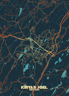 Kiryas Joel, New York Map