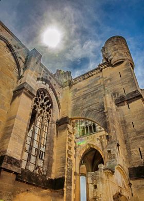 Stone Archway and Tower in Narbonne