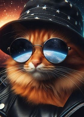 Cool Cat in Space