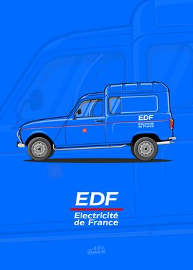 Renault 4L - EDF