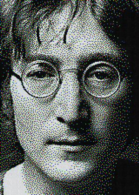 John Lennon Pixel Art