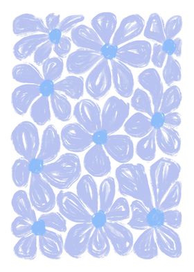 Simple Purple and Blue Flowers