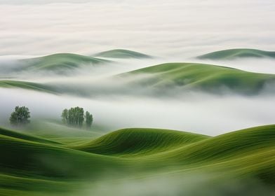 Misty Green Hills