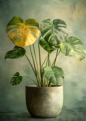 Monstera Plant in Pot