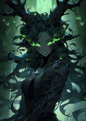 Green-Eyed Forest Nymph