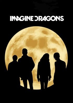 Imagine Dragons Silhouette