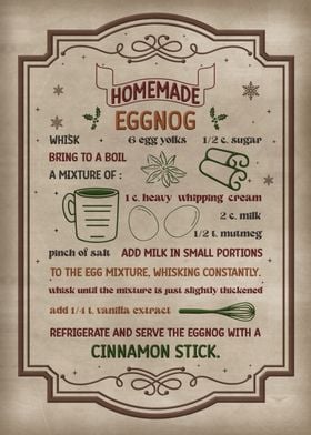 Homemade Eggnog Recipe