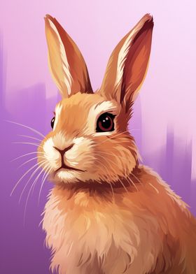 Cute Bunny Portrait