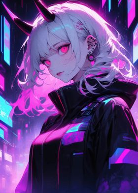 Cyberpunk Anime Girl