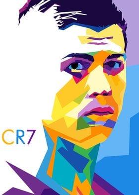 Cristiano Ronaldo Pop Art