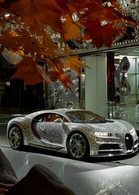 Diamond-Encrusted Bugatti