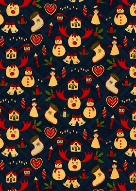 Christmas Doodle Pattern