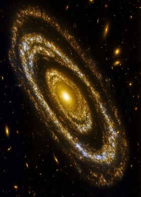 Spiral Galaxy in Space