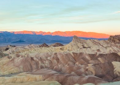 Sunrise Over Zabriskie Point