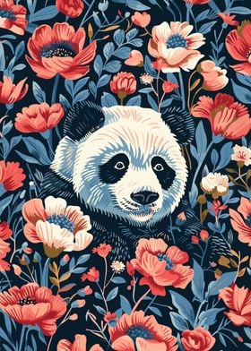 Panda in Bloom