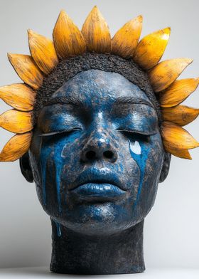 Blue Tears Sculpture